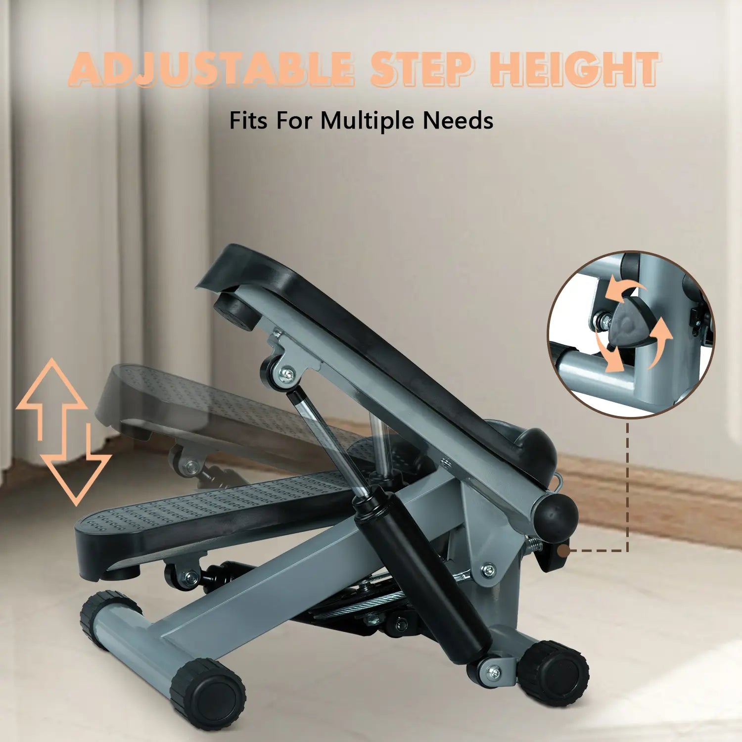 Stair Stepper Machine, Mini Stair Steppers with Resistance Bands for Exercise at Home, Suitable for Beginner#Summervibes Summervibes