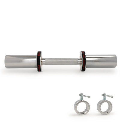 Sunny Health & Fitness Olympic Dumbbell Bar - 16" & 20"