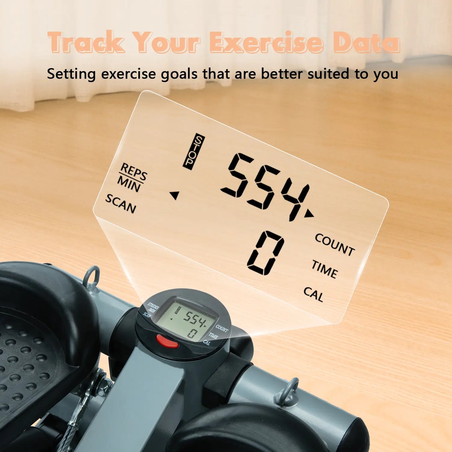 Stair Stepper Machine, Mini Stair Steppers with Resistance Bands for Exercise at Home, Suitable for Beginner#Summervibes Summervibes