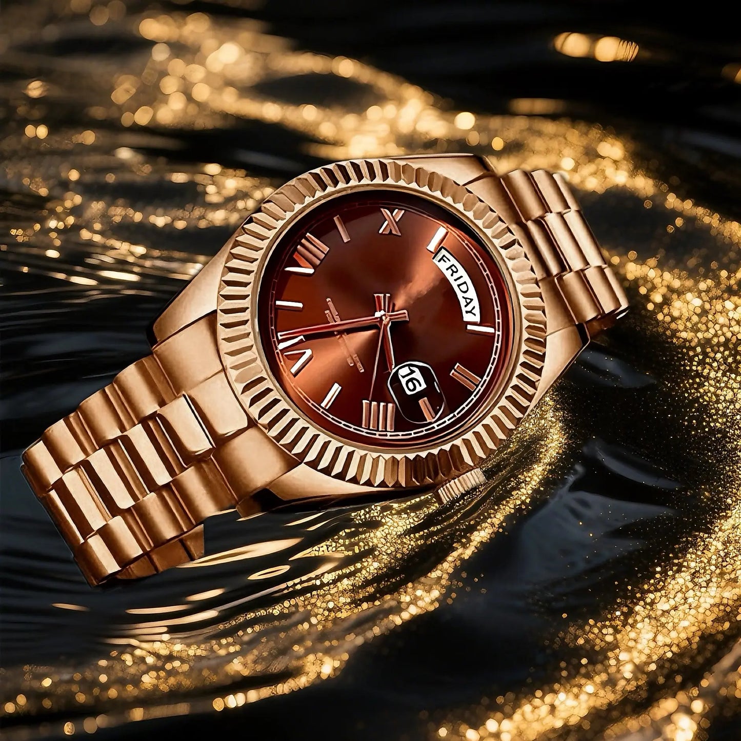 Classic Men'S Business Quartz Wristwatch round Dial with Date, Elegant All-Match Watch with Gift Box, Perfect Gift for Daily and Party Tiktokshopspringglowup