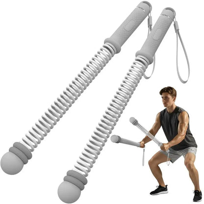 Soulyis Wireless Weighted Battle Ropes - Cordless HIIT at Home Gym Equipment, Full-Body Low-Impact Exercise Accessory for All Fitness Levels