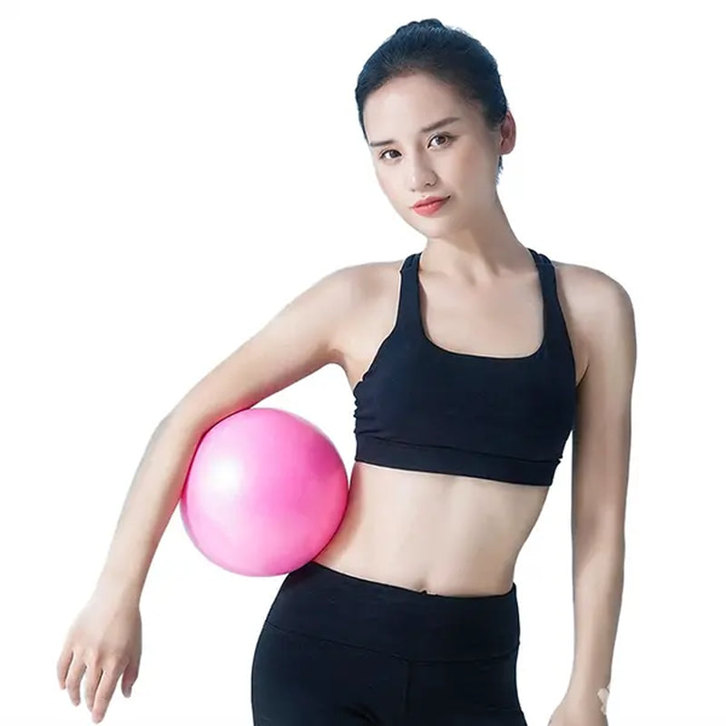 Pilates Exercise Ball - 9-10 Inch Stability and Core Training Equipment for Yoga, Barre, and Fitness Workouts