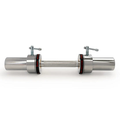 Sunny Health & Fitness Olympic Dumbbell Bar - 16" & 20"