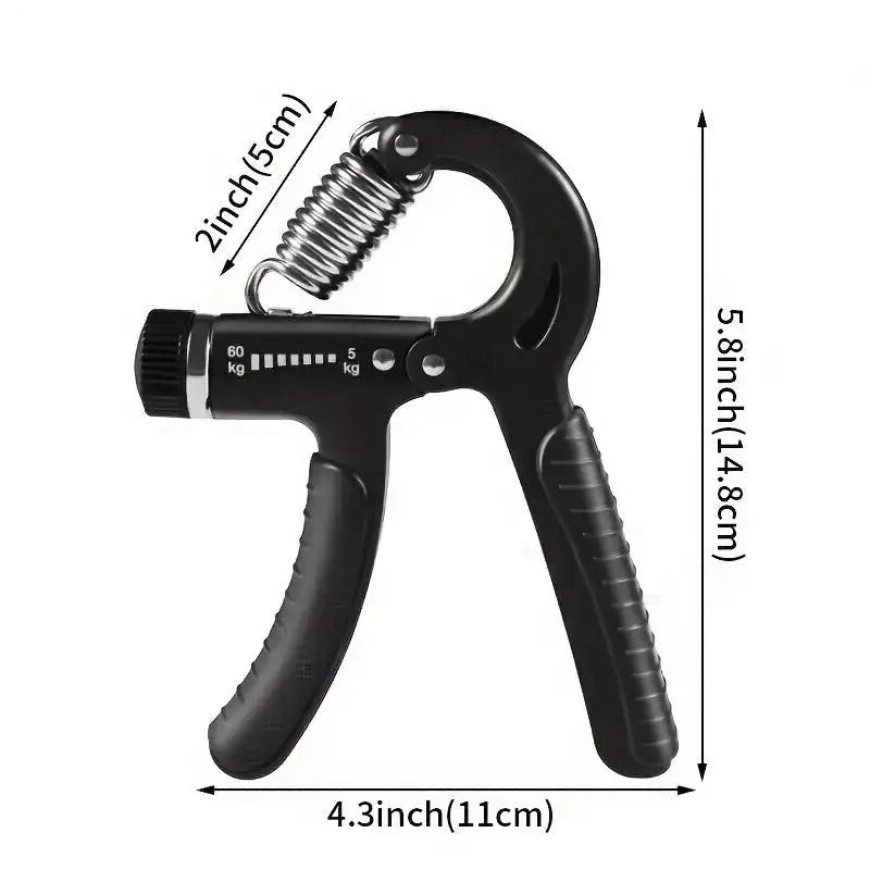Hand Grip Strengthener Kit Forearm Grip Adjustable Resistance Hand Gripper, Gripper ,Forearm Veins,Finger Exerciser, Finger Stretcher,Grip Ring Stress Relief Grip Ball for Athletes,Portable Home Gym Hand Strength Training Tool Fitness