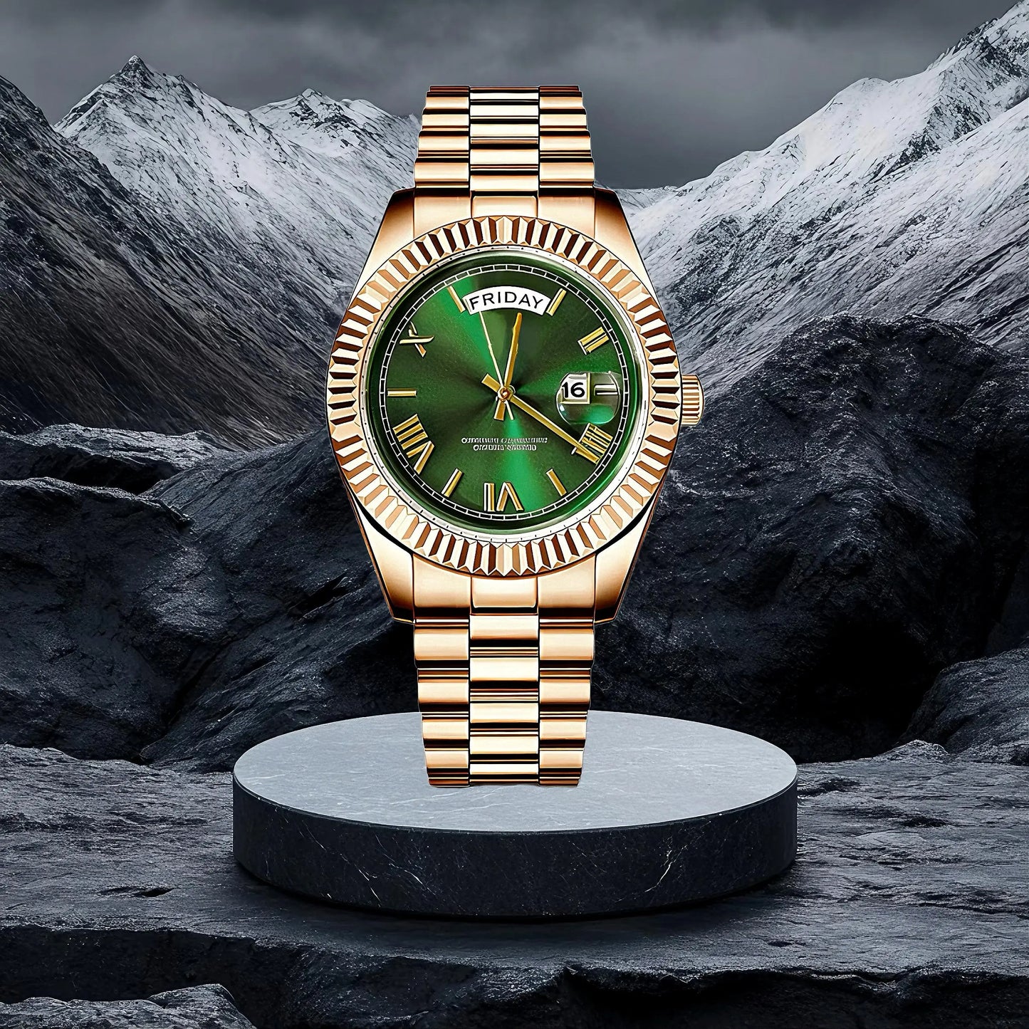 Classic Men'S Business Quartz Wristwatch round Dial with Date, Elegant All-Match Watch with Gift Box, Perfect Gift for Daily and Party Tiktokshopspringglowup